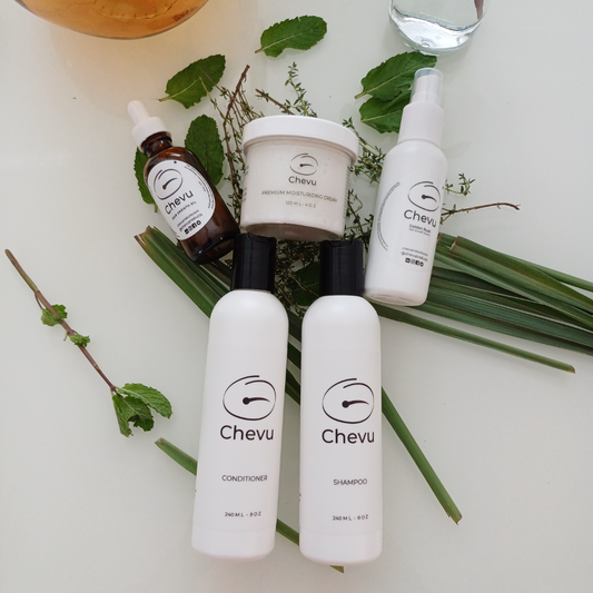 Chevu - basic herbal anti-hair loss & growth treatment set